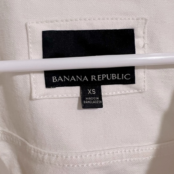 Banana Republic off white denim jacket size XS - Picture 2 of 5